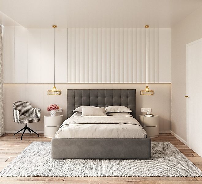 thematys Polsterbett Bett Stauraumbett aus Velours 120x200 140x200 160x200 günstig online kaufen