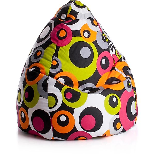 Sitting Point Sitzsack Malibu 220, Orange Bunt günstig online kaufen