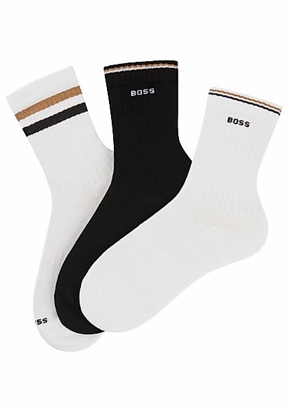 BOSS Socken "3P QS Rib Iconic VB", (3 Paar), Neuheit günstig online kaufen