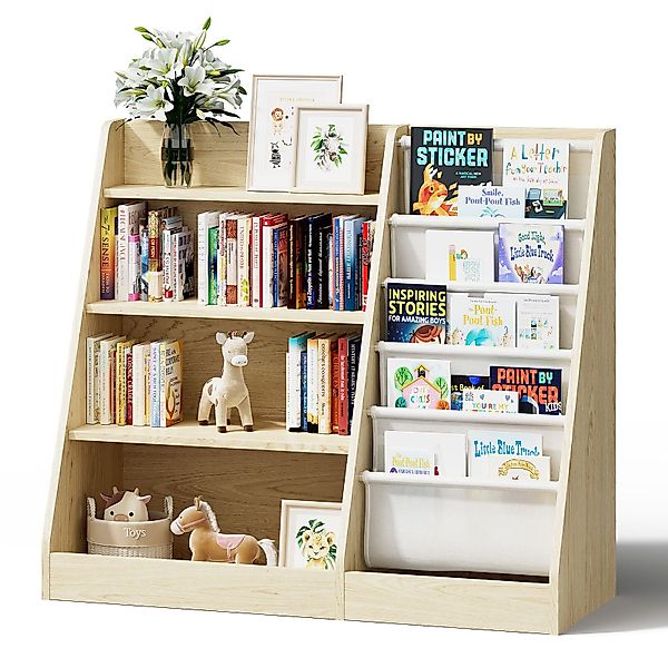 radelldar Bücherregal Kinderregal Spielzeugablage mit 5 günstig online kaufen