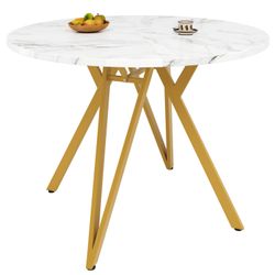 KLAM HOME Esstisch Runder Esstisch (100×100×76cm), günstig online kaufen