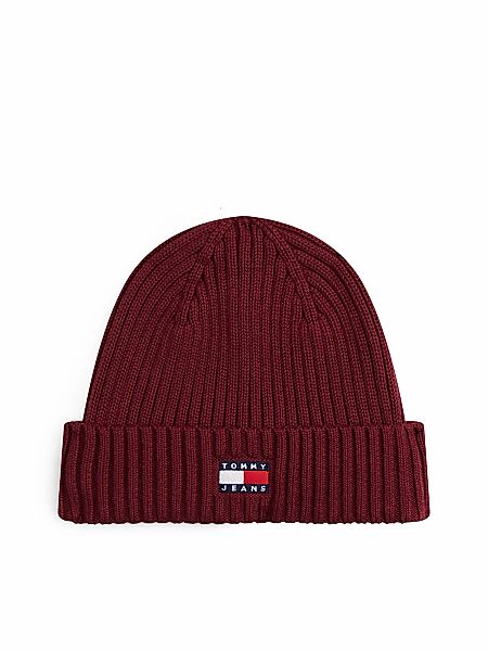 Tommy Jeans Beanie "TJM HERITAGE CORE", Rippstrick, Umschlag, normale Passf günstig online kaufen