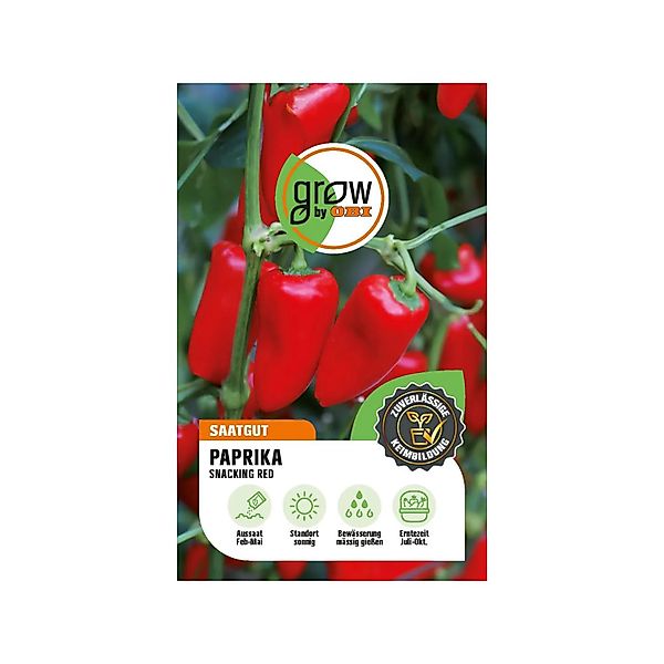 GROW by OBI Paprika Snacking Red Capsicum annuum günstig online kaufen