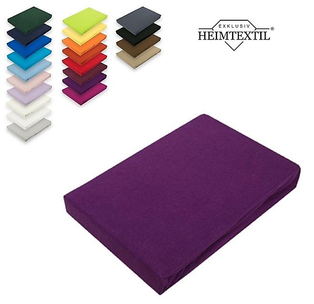 EXKLUSIV HEIMTEXTIL Spannbettlaken Jersey Spannbettlaken PREMIUM, Jersey, G günstig online kaufen