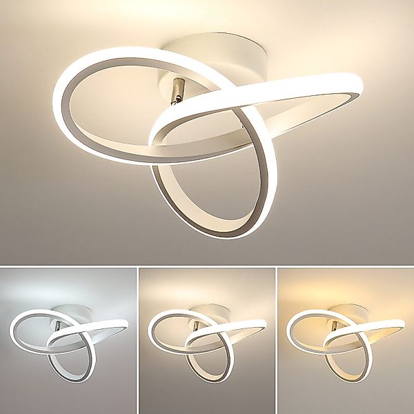 Goeco LED Deckenleuchte dimmbar 3000K/4000K/6000K, 16W günstig online kaufen