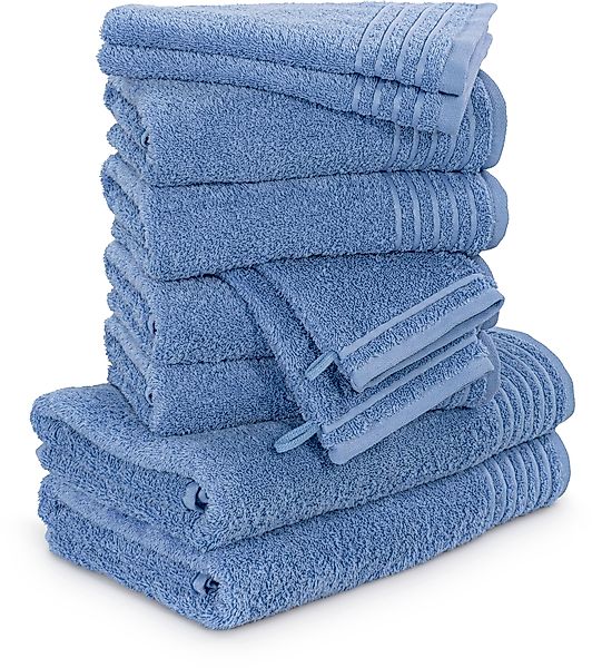 Möve Handtuch Set »New Classic« 10 Stk. Walkfrottier Waschhandschuhen, Gäst günstig online kaufen