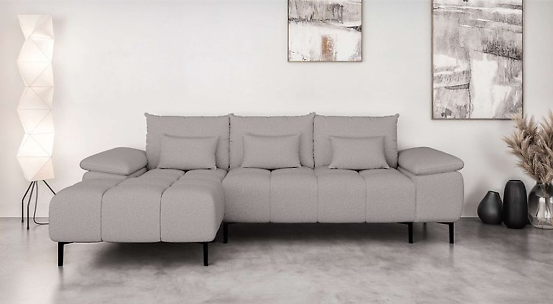 INOSIGN Ecksofa »DROMARA Schlafsofa mit Bettkasten, Maße: B/T/H 277/141/91 günstig online kaufen