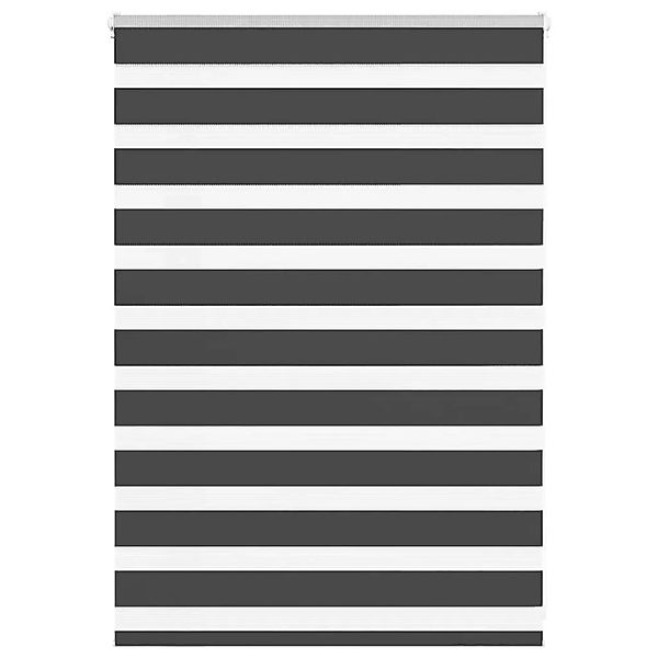 vidaXL Doppelrollo Schwarz 95x100 cm Stoffbreite 90,9 cm Polyester 4014208 günstig online kaufen