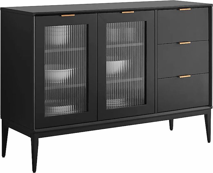 OTTO home Sideboard "Lavisha" FSC-zertifiziertes Holz kombiniert Melamin, v günstig online kaufen