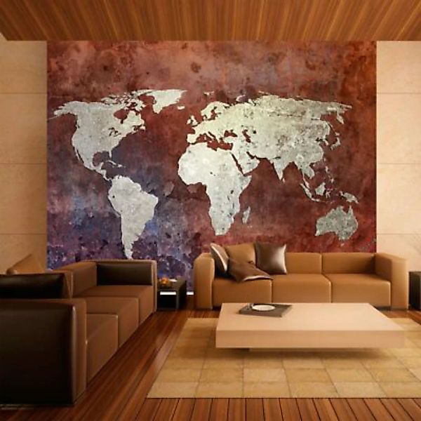 artgeist Fototapete Eiserne Kontinente mehrfarbig Gr. 250 x 193 günstig online kaufen