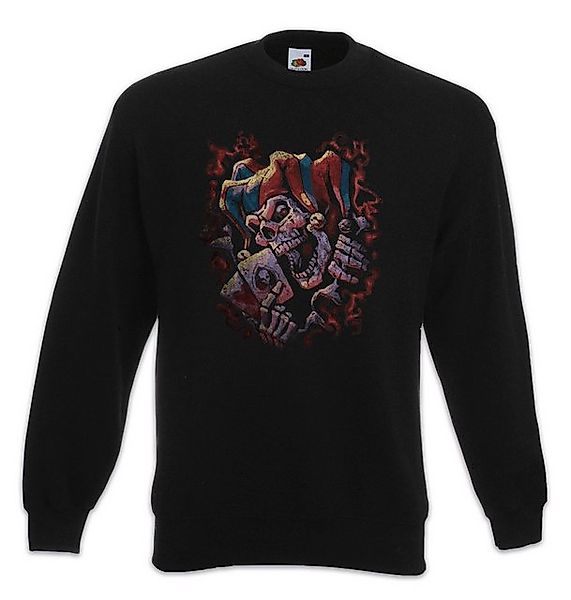 Urban Backwoods Sweatshirt Joker Skull II Sweatshirt Schädel Death Totensch günstig online kaufen