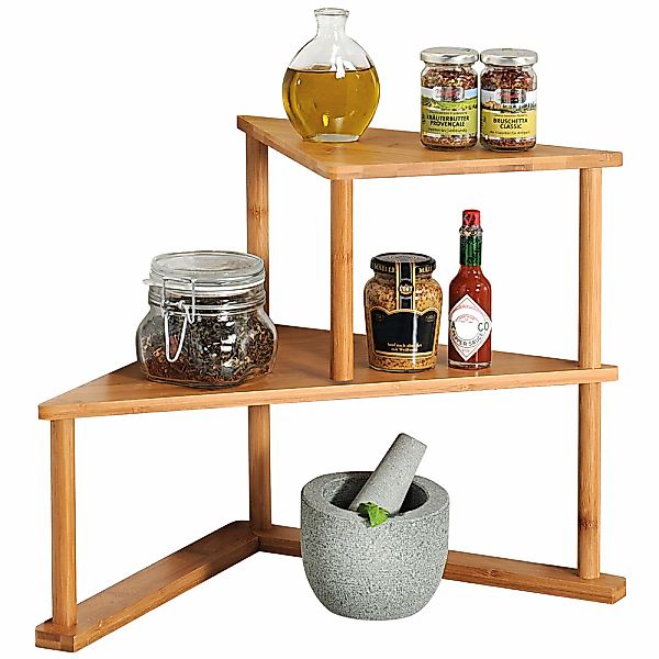 KESPER Eckregal "Küchen-Eck-Regal, Bambus, FSC" 1 Stk. tlg. günstig online kaufen