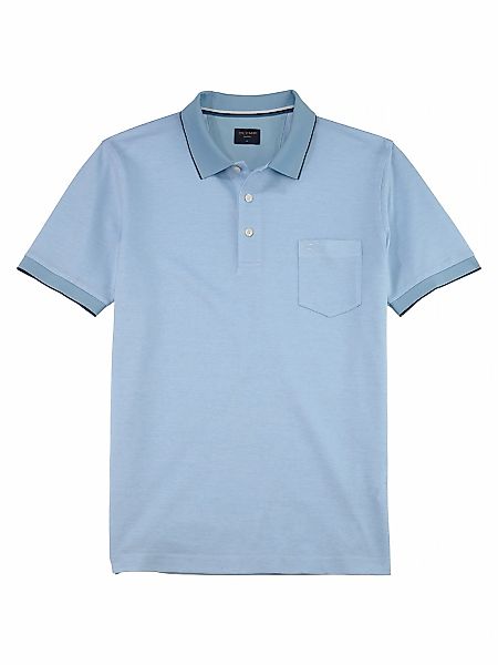 OLYMP Poloshirt Casual Two-Tone Piqué, Seitenschlitzen günstig online kaufen