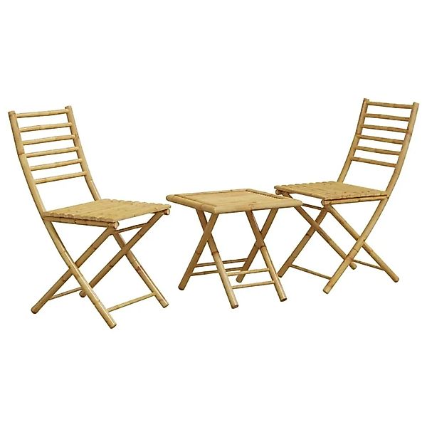 vidaXL 3-tlg Bistro-Set Bambus Modell 10 günstig online kaufen