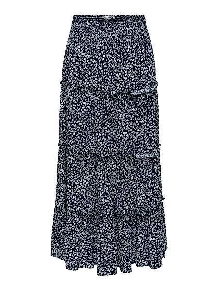 ONLY Maxirock "ONLFERNANDA LIFE LAYRED LONG SKIRT NOOS" Viskose, gesmoktes günstig online kaufen