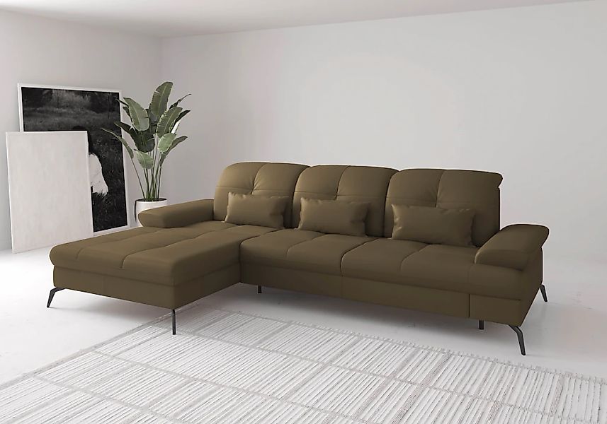 sit&more Ecksofa "Amica, L-Form, inkl. Sitztiefenverstellung & Armteilverst günstig online kaufen