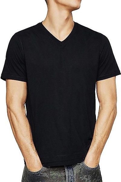 Diesel T-Shirt Diesel Herren T-CHERUBIK-NEW T-Shirt V-Neck günstig online kaufen
