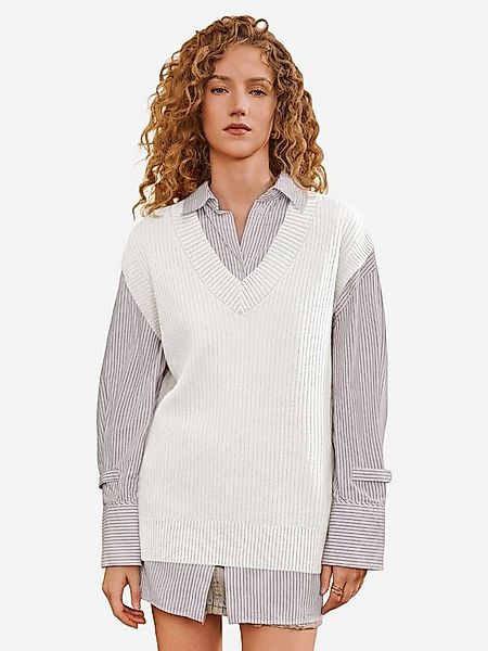 Imily Bela Strickweste Damen Ärmelloses Pullover weste (Packung, 1-tlg., 1p günstig online kaufen