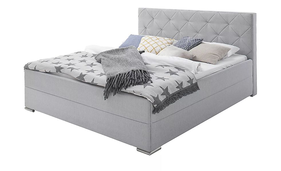 Polsterbettgestell - grau - 191 cm - 110 cm - 218 cm - Betten > Doppelbette günstig online kaufen