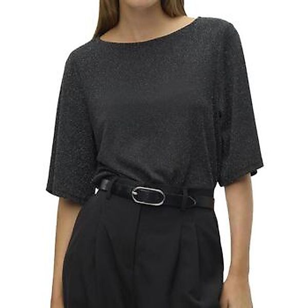 Vero Moda Rundhalsshirt VMKANVA 2/4 GLITTER TOP JRS mit Glitzereffekt günstig online kaufen