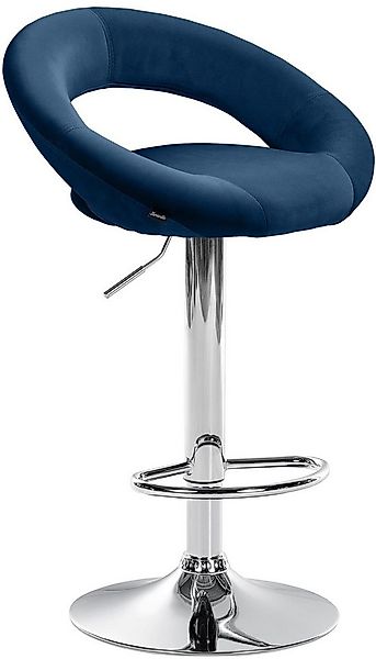 CLP Barhocker Olinda, Samt, höhenverstellbar und drehbar günstig online kaufen