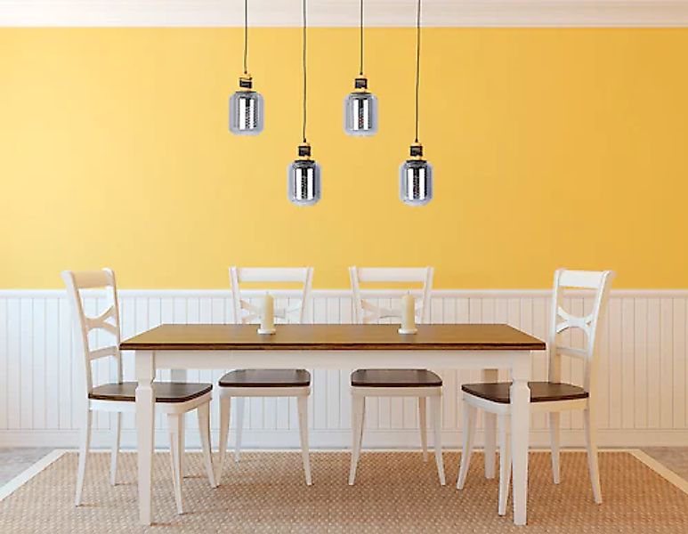 NOWA Hängeleuchte »ANDO« E27 1 Stk. Pendelleuchte, Hängelampe, Glas, Esstis günstig online kaufen