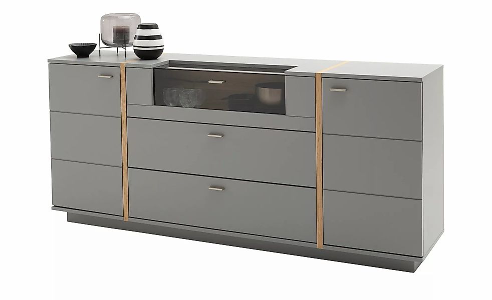 uno Sideboard  Sella ¦ grau ¦ Maße (cm): B: 196 H: 87 T: 44.0 Kommoden & Si günstig online kaufen