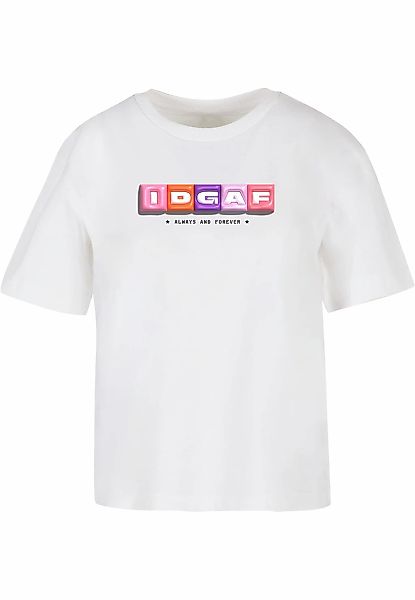 Miss Tee T-Shirt "Miss Tee Damen IDGAF Tee" günstig online kaufen