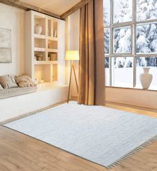 my home Teppich "Gastines" rechteckig 5 mm Höhe Wendeteppich, reine Baumwol günstig online kaufen