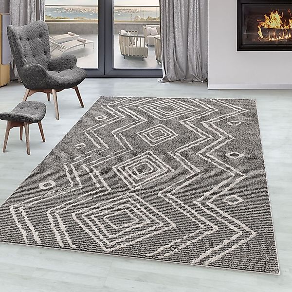 SIMPEX24 Designteppich Berber Design, Läufer, Höhe: günstig online kaufen