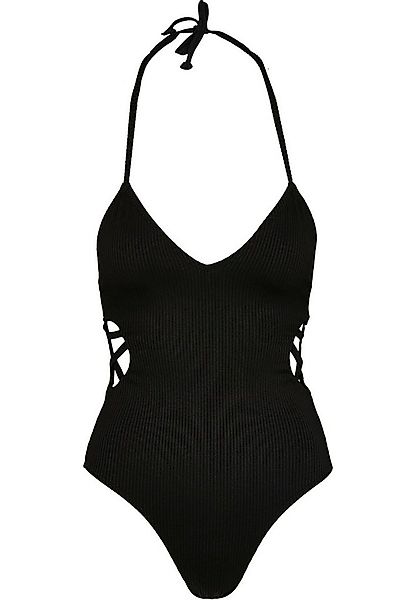 URBAN CLASSICS Monokini Urban Classics Damen Ladies Rib Swimsuit günstig online kaufen