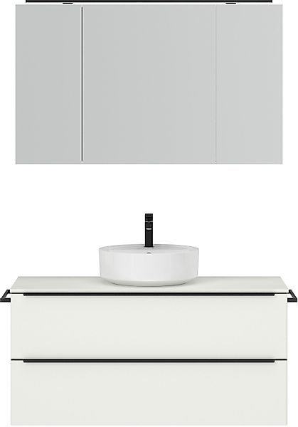 nobilia Badmöbel-Set "Alvene", (2 St., vormontiert, mit Soft-Close), inkl. günstig online kaufen