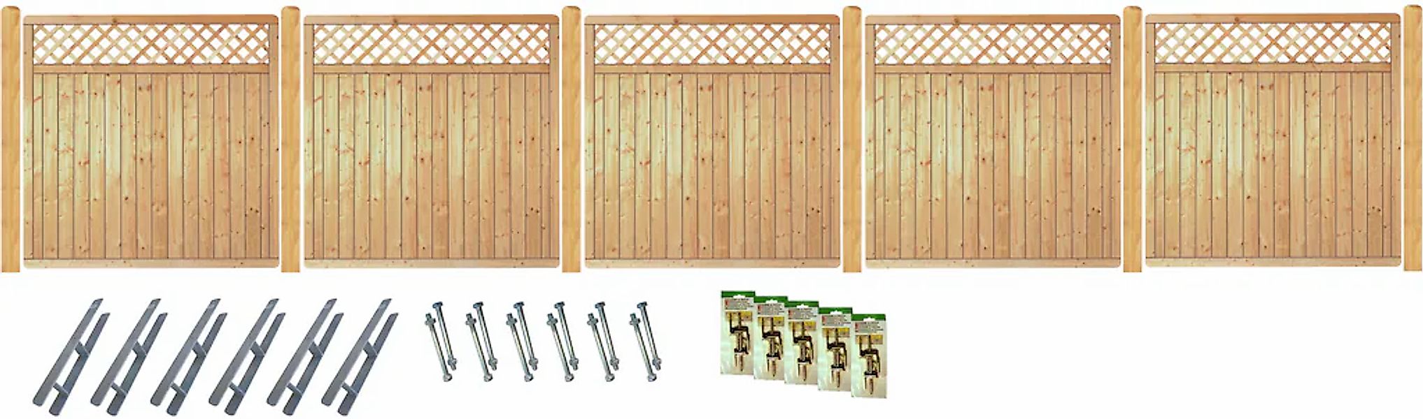 Tetzner & Jentzsch Sichtschutzelement "COLUMBIA 3" kesseldruckimprägniert günstig online kaufen