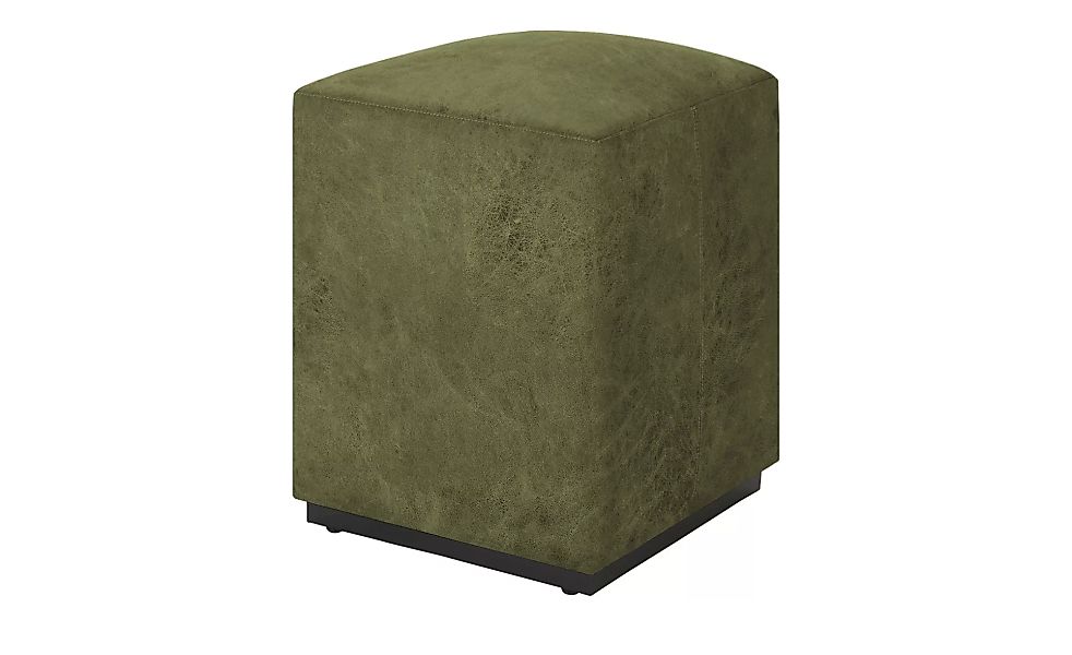 Polsterhocker - grün - 40 cm - 49 cm - 40 cm - Polstermöbel > Hocker - Möbe günstig online kaufen