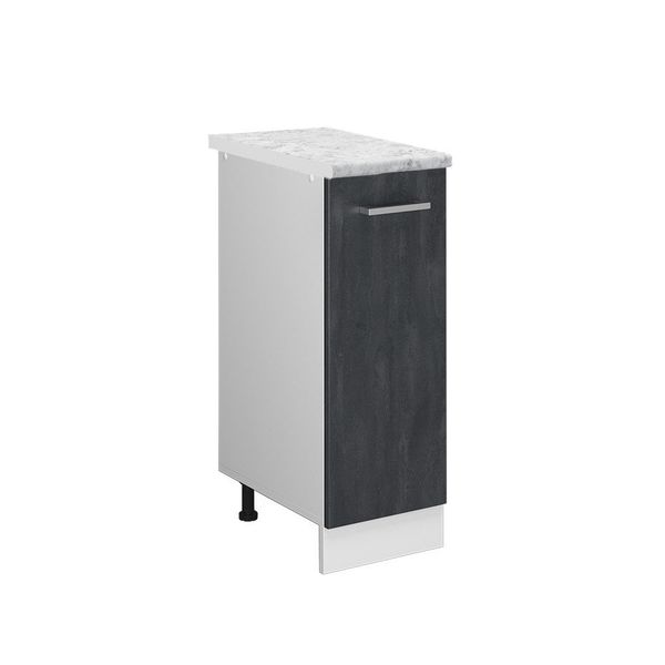 Vicco Apothekerschrank R-Line, Schwarz Beton/Weiß, 30 günstig online kaufen
