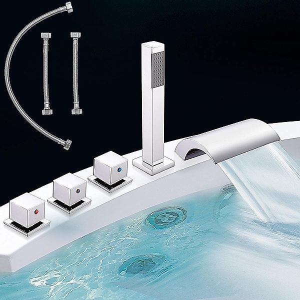 Feel2Home Badarmatur Handbrause Wannenarmatur Duscharmatur 5 günstig online kaufen