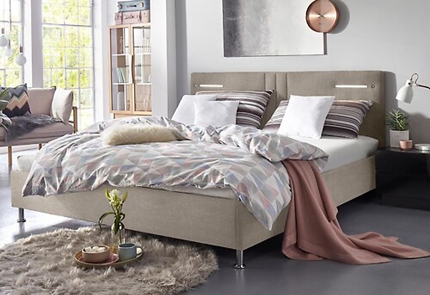 Westfalia Schlafkomfort Polsterbett "Elba" wahlweise mit LED-Beleuchtung günstig online kaufen