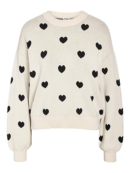 Noisy may Rundhalspullover CHARLOTT (1-tlg) Plain/ohne günstig online kaufen