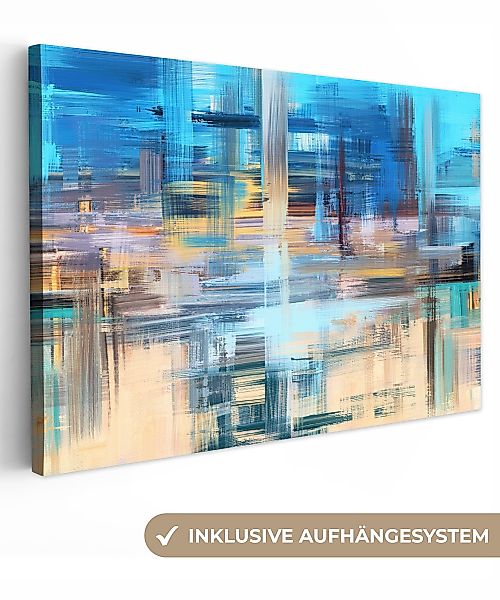 OneMillionCanvasses® Leinwandbild Ölfarbe - Abstrakt - günstig online kaufen
