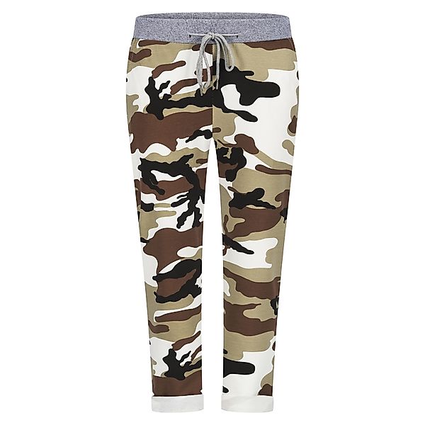 Mississhop Chinohose Damen Hose Blumen Jogginghose günstig online kaufen