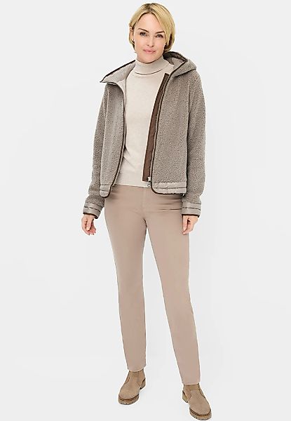 Fuchs Schmitt Plüschjacke "Plüschjacke" mit Kapuze mit Kapuze günstig online kaufen