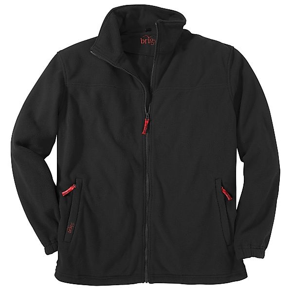 Brigg Fleecejacke Brigg Fleecejacke Übergröße schwarz günstig online kaufen