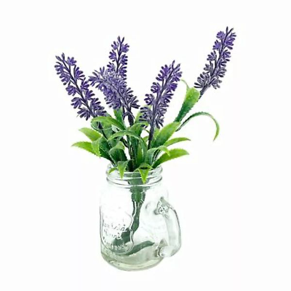 NTK-Collection Kunstblume Lavendel in Glaskrug Leilani violett günstig online kaufen