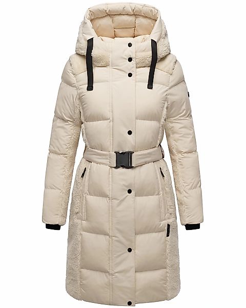 Navahoo Wintermantel "Funkelteddy 14", warmer Mantel mit Teddyplüsch-Akzent günstig online kaufen