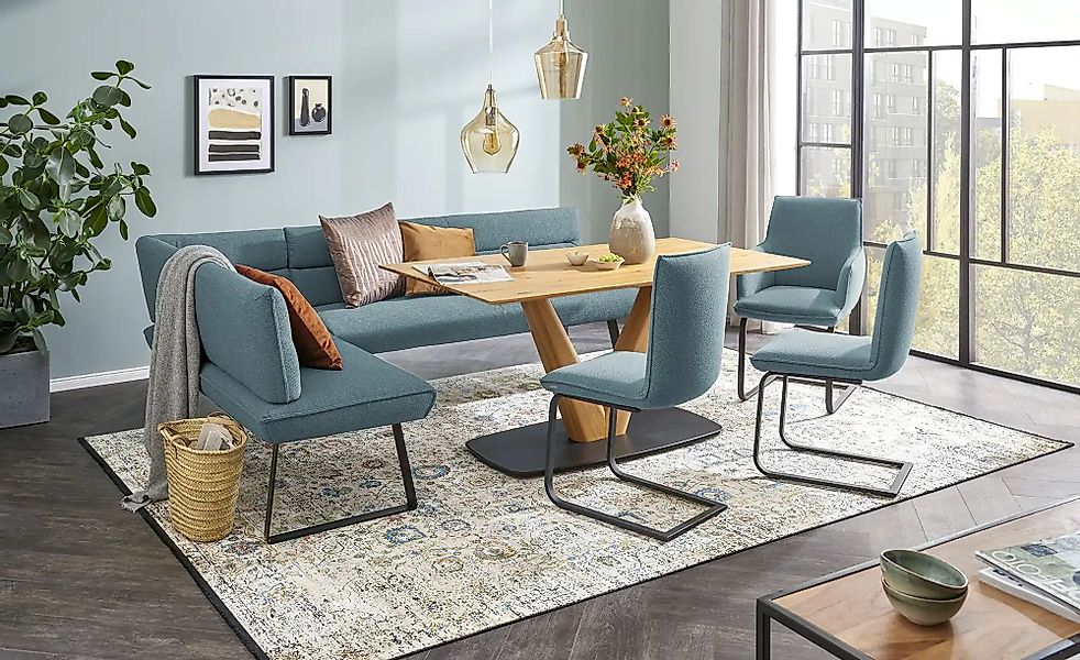 KOINOR Eckbank  Dining System 3 ¦ blau ¦ Maße (cm): B: 237 H: 88 T: 162.0 B günstig online kaufen