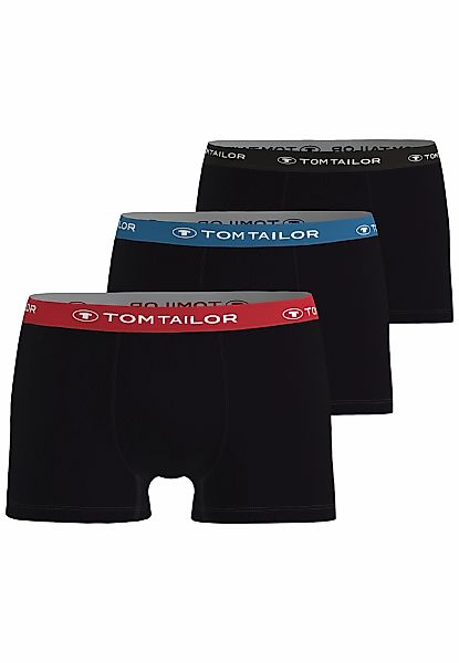TOM TAILOR Boxershorts "Buffer", weich, bequem, basic, eng, Logobund, Baumw günstig online kaufen