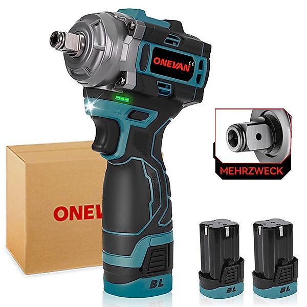 ONEVAN Akku-Schlagschrauber 500N.m Elektro Brushless Motor günstig online kaufen