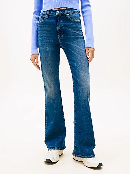Tommy Jeans Bootcut-Jeans "SYLVIA HGH FLR BI0252", in ausgestellter Form günstig online kaufen