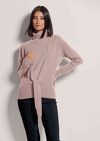 MADELEINE Strickjacke Kaschmir-Strickjacke mit tiefem V-Ausschnitt und Bind günstig online kaufen