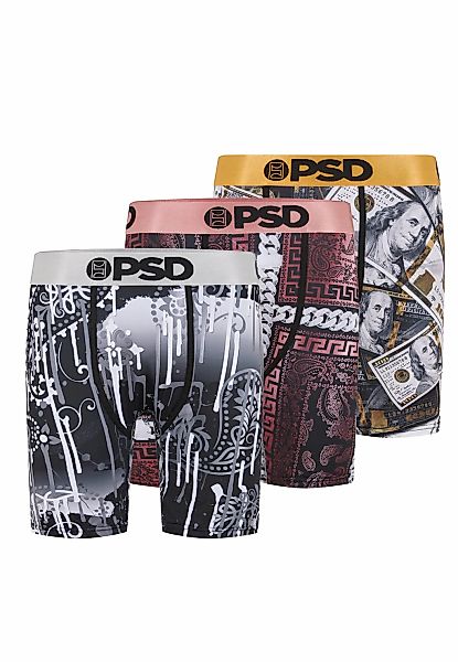 PSD Boxershorts "PSD LUSTER LUX 3PK" 1 Stk. günstig online kaufen